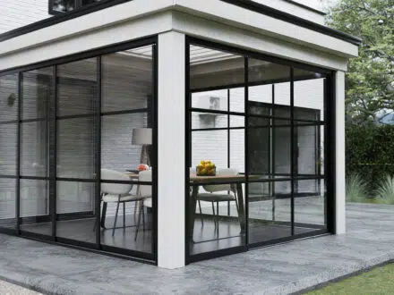 Steel Look Sliding Walls